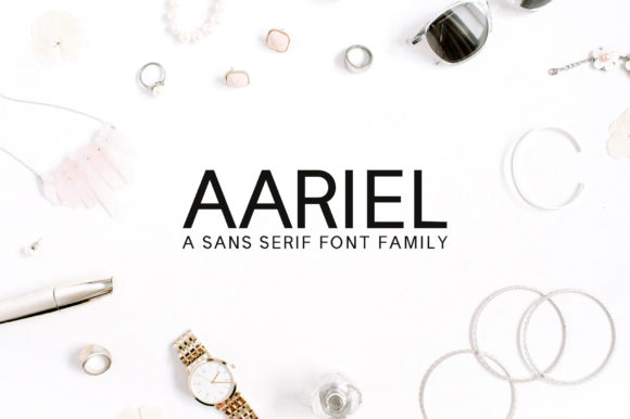 Aariel Family: A Clean, Professional Sans Serif Font for Small Businesses