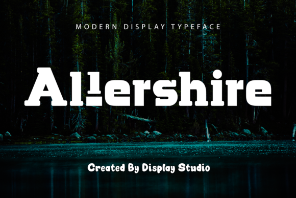 Allershire: A Stylish Serif Font for Digital Marketing