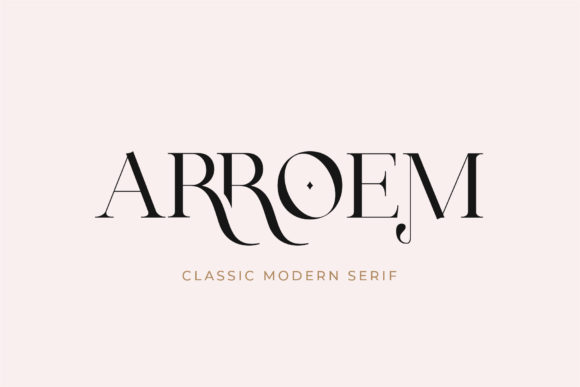 Arroem: A Stylish Serif Font