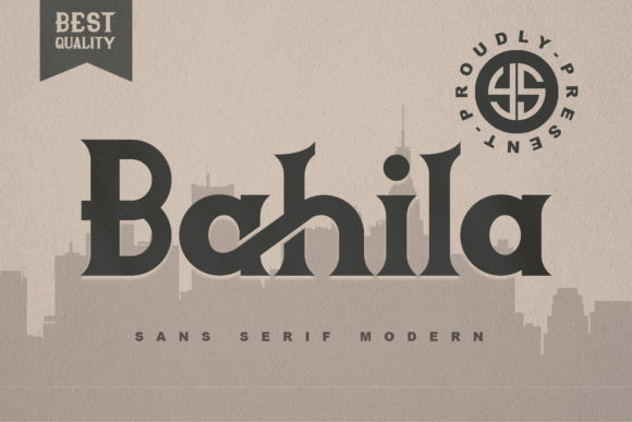 Bahila: A Bold Serif Font for Business