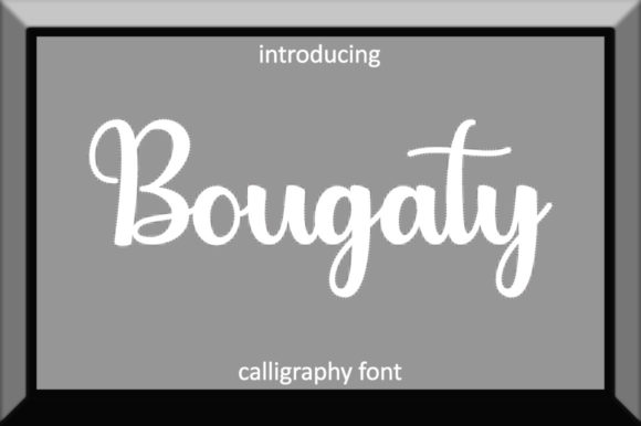 Bougaty: A Playful Handwritten Font