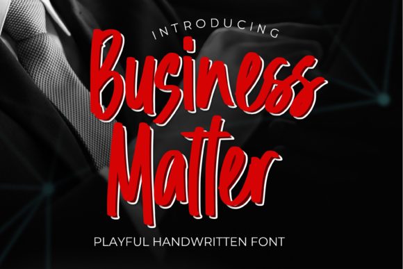 Business Matter Font for Creative Projects