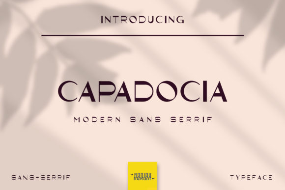 Capadocia: A Modern Typeface for Elegant Design