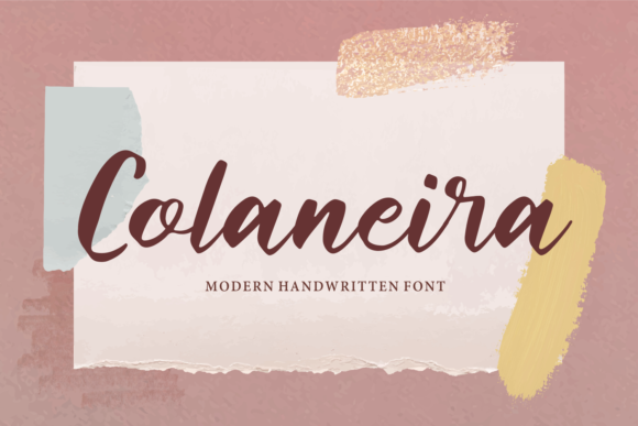 Colaneira: A Modern Handwritten Font