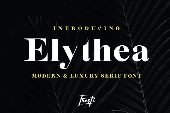 Elythea: A Luxurious Serif Font for Crafters