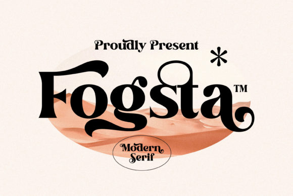 Fogsta: A Bold Serif for Elegant Design