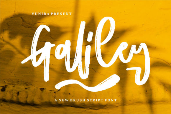 Galiley Font: Modern Script for Editorial Design