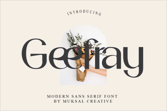 Geefray: Modern Typeface for Digital Marketing