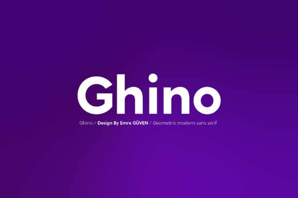 Ghino: A Clean, Modern Sans Serif Font for Crafters