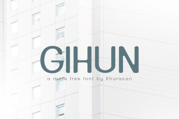 Gihun: A Modern Font for Business