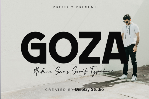 Goza: A Bold Sans Serif for Creative Projects
