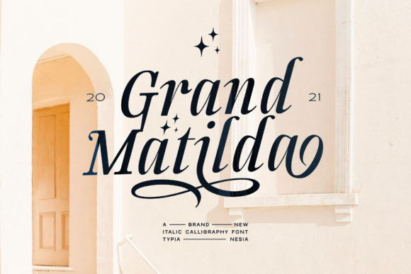 Grand Matilda: A Refined Script Font for Real Small Business Brands