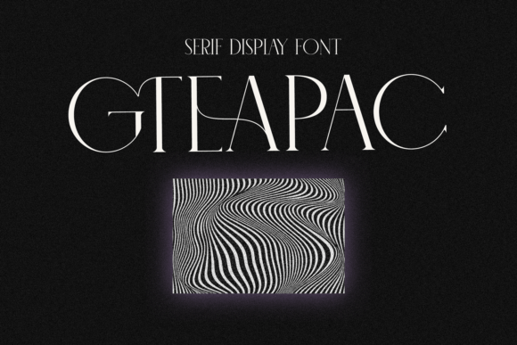Gteapac: A Modern Serif for Elegant Branding
