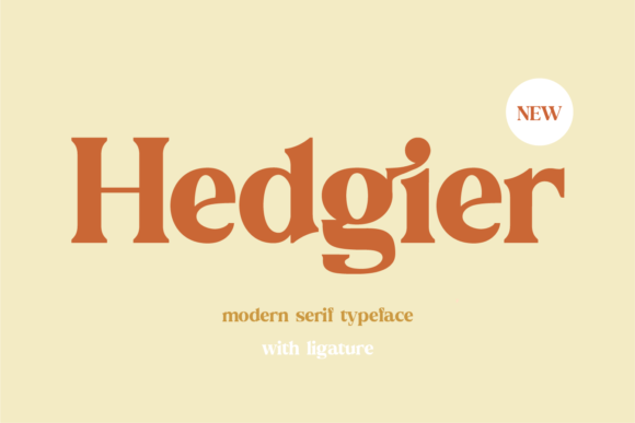 Hedgier: A Stylish Serif Font for Business