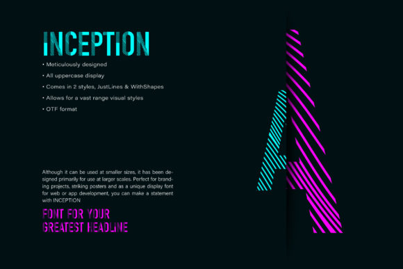 Inception: A Bold Font for Web Design