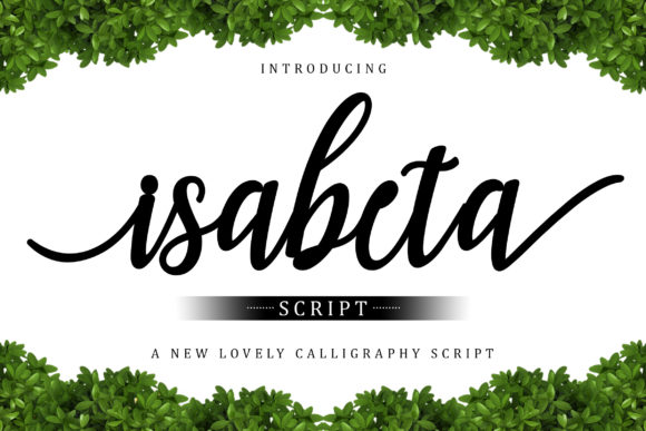 Isabeta: A Modern Handwritten Font
