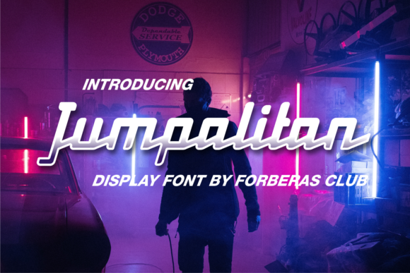 Jumpalitan: A Slab Serif Font That Anchors Futuristic Digital Brands