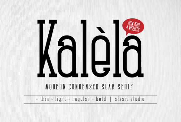 Kalela: A Bold Serif Font for Creative Design