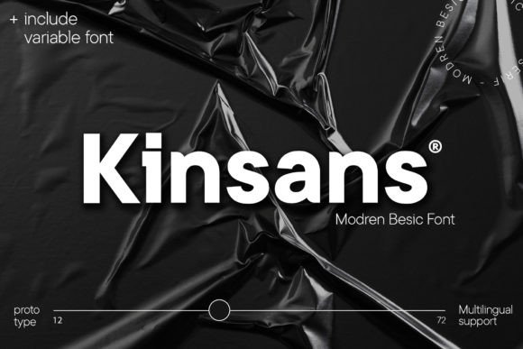 Kinsans: A Modern Sans Serif for Creative Projects