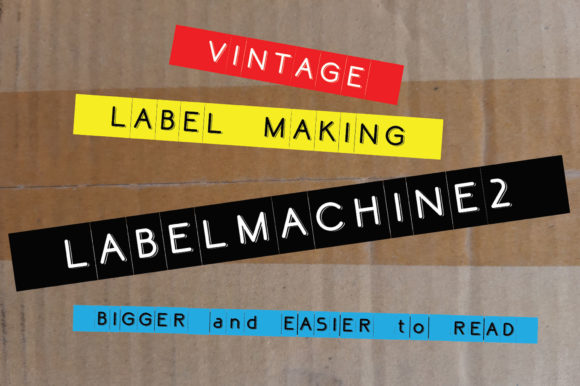 Labelmachine2: A Stylish Font for Business
