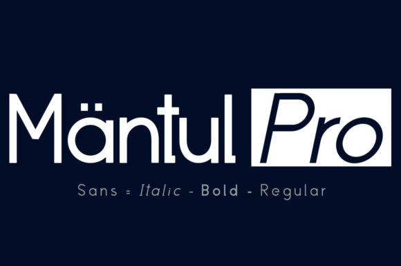 Mantul Pro: A Modern Sans Serif for Real Projects