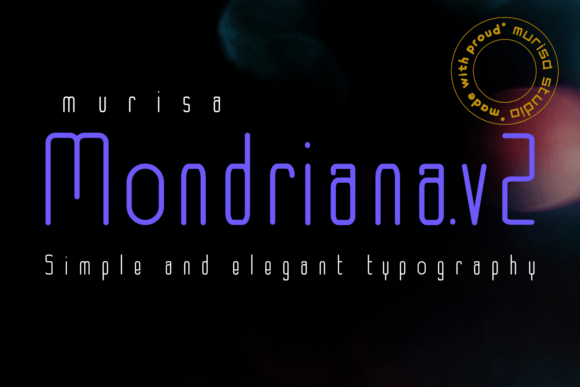 Mondriana: A Modern Font for Editorial Design