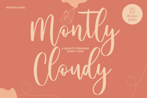Montly Cloudy Font Review