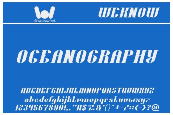 Oceanography: A Bold Slab Serif for Branding