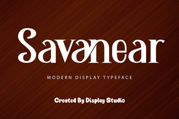 Savanear: A Modern Serif Font for Business