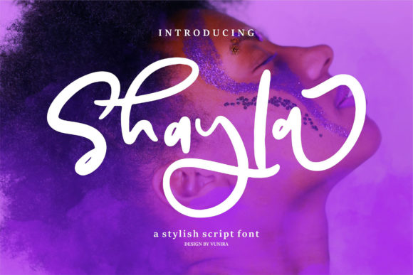 Shayla: A Bold Handwritten Font for Web Design
