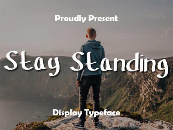 Stay Standing Font for Creative Makers