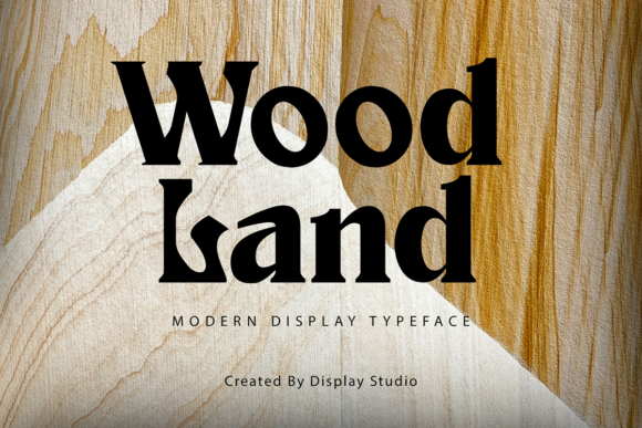 Wood Land: A Modern Serif Font for Creative Projects
